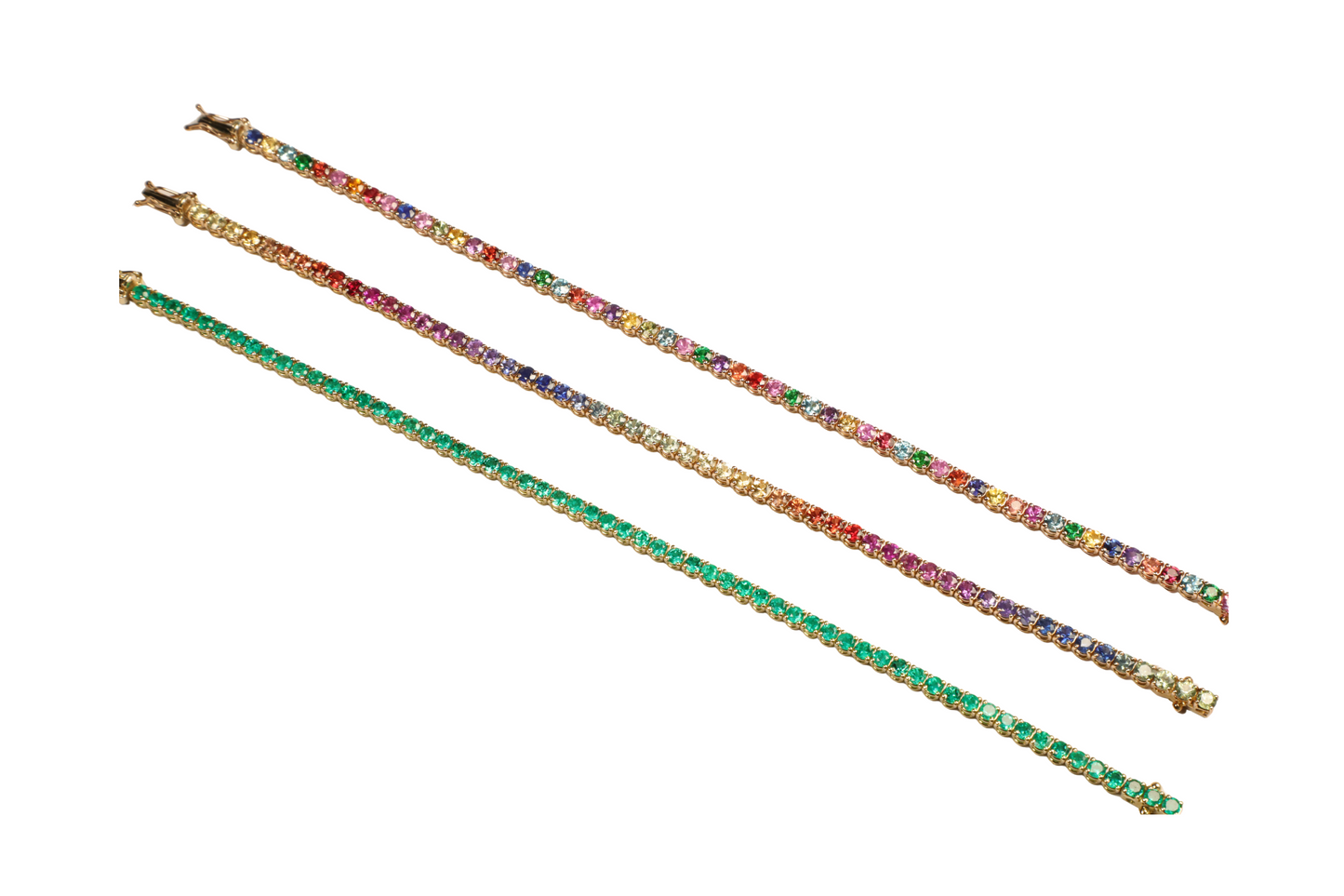 Tennis Bracelet Saphirs Rainbow