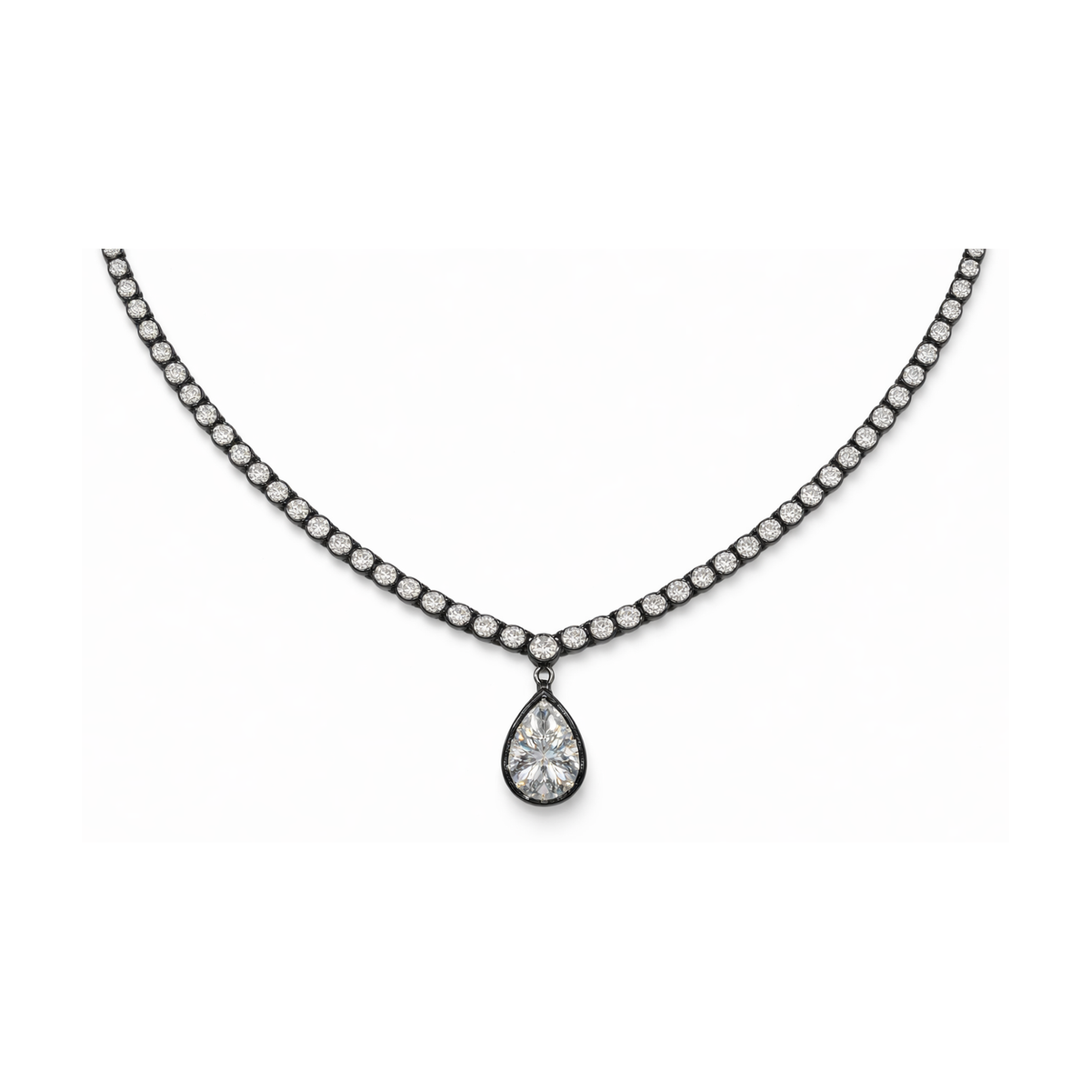 LUMEN - Round tennis-shaped pear-shaped removable pendant