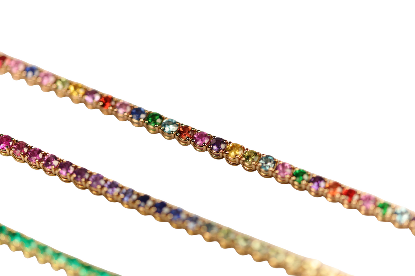 Tennis Bracelet Candy Saphirs