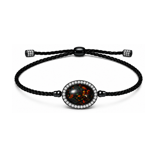AURA NOCTIS - Opale diamants bracelet