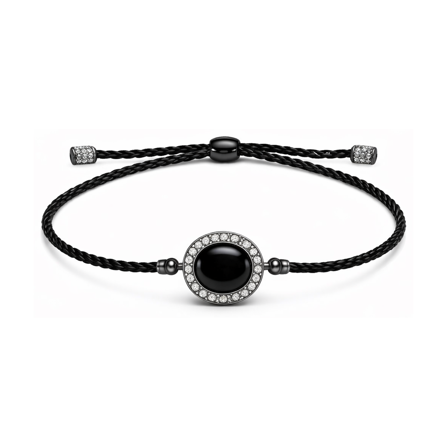 AURA - Onyx diamants bracelet