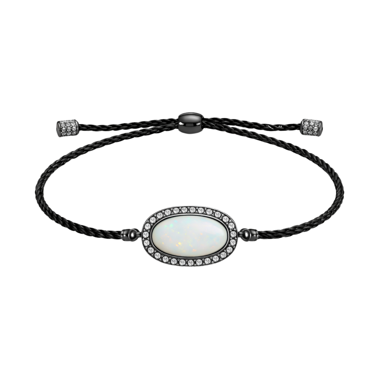 EZRA - Opale diamants or bracelet