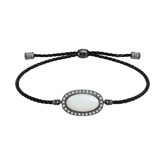 EZRA - Opale diamants or bracelet